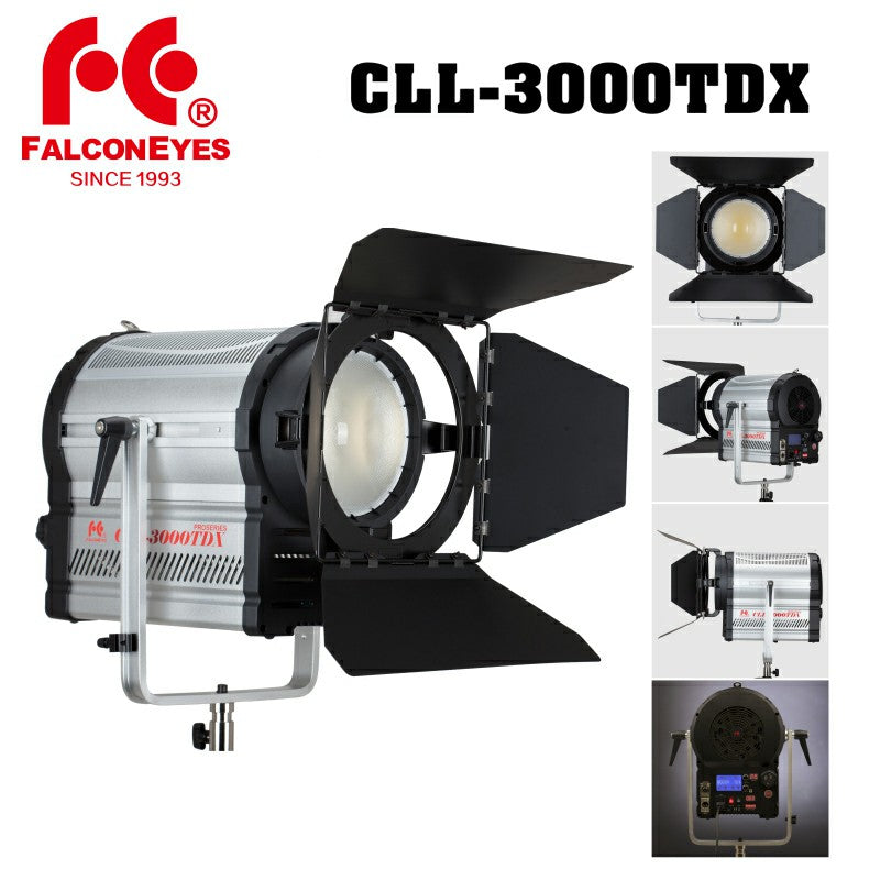 Falcon Eyes CLL-3000TDX Studio Light Photography Lamp 3000K-8000K Color Temperature Adjustable Brightness with LCD&Touch Panel