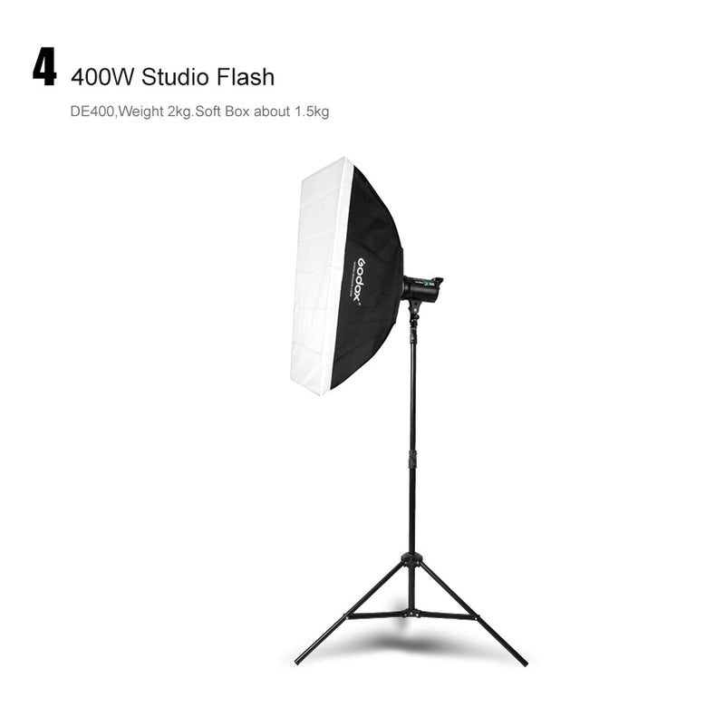 Photo tripod Godox 304 200cm stable Light Stand with 1/4 Screw Head for Studio Photo Flash Lighting