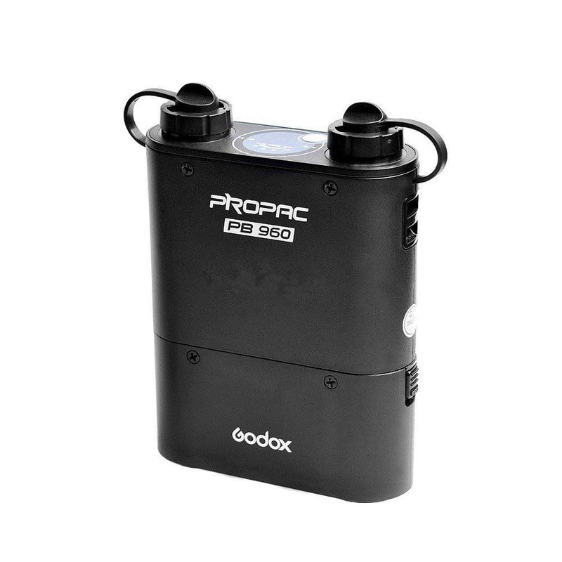 Godox PROPAC PB960 Dual-Output Speedlite Power Battery Pack 4500mAh for Canon Nikon Flash Black