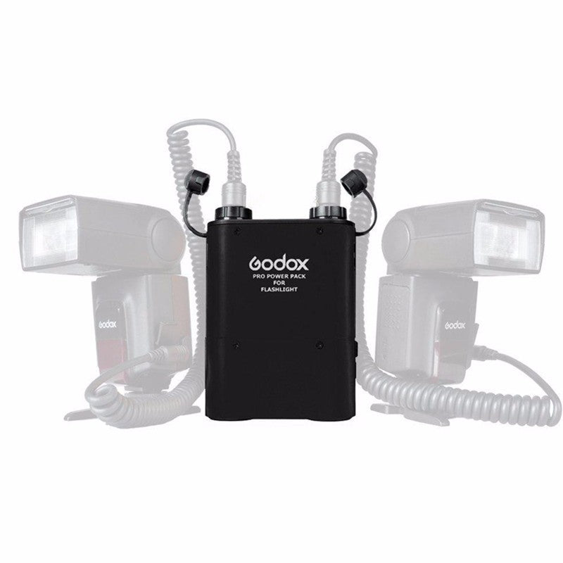 Godox PROPAC PB960 Dual-Output Speedlite Power Battery Pack 4500mAh for Canon Nikon Flash Black