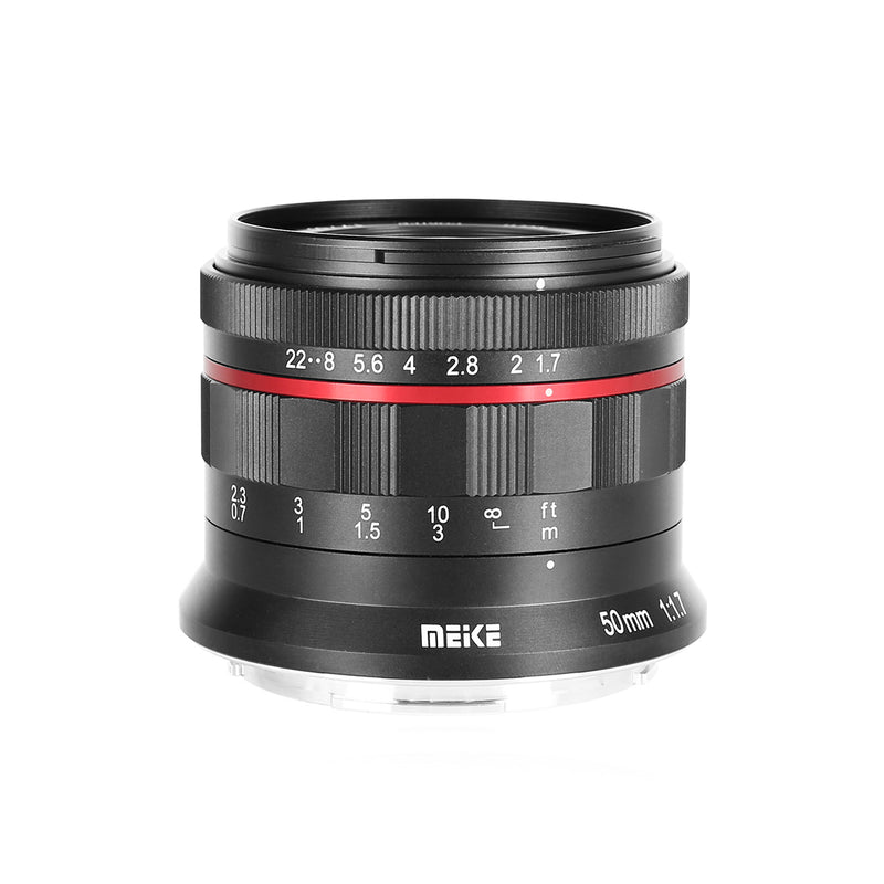 Meike 50mm F/1.7 Full frame manual lens Fit for Sony/Canon-RF/Nikon-Z/Fujifilm/Canon-EF/Nikon-N1