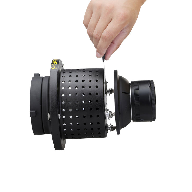 NiceFoto SN-29 Professional Optical Spot Bowens Mount Replaceable Mount Snoot for LED Light Flash