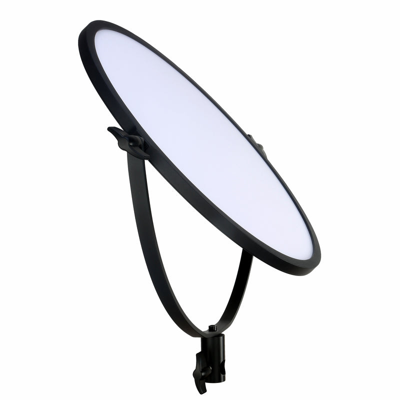NiceFoto SL-272A Ultra Soft Bi-color Super Diffusing Light Round LED panel light with Dual Charging