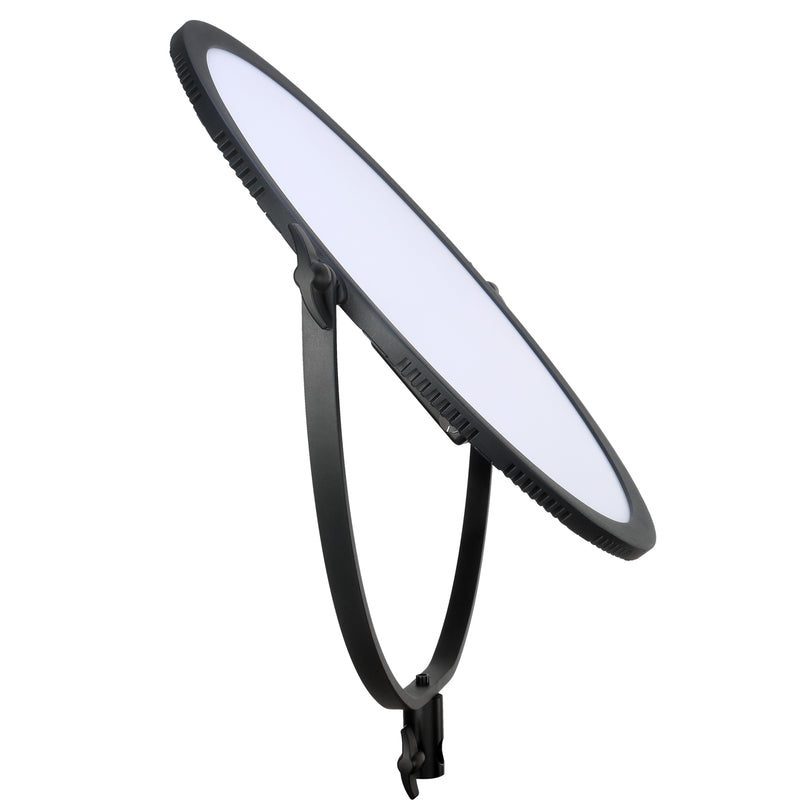 NiceFoto SL-360ARC Ultra Soft Bi-color Round LED Panel Light with U Type Bracket 2.4G Remote Control