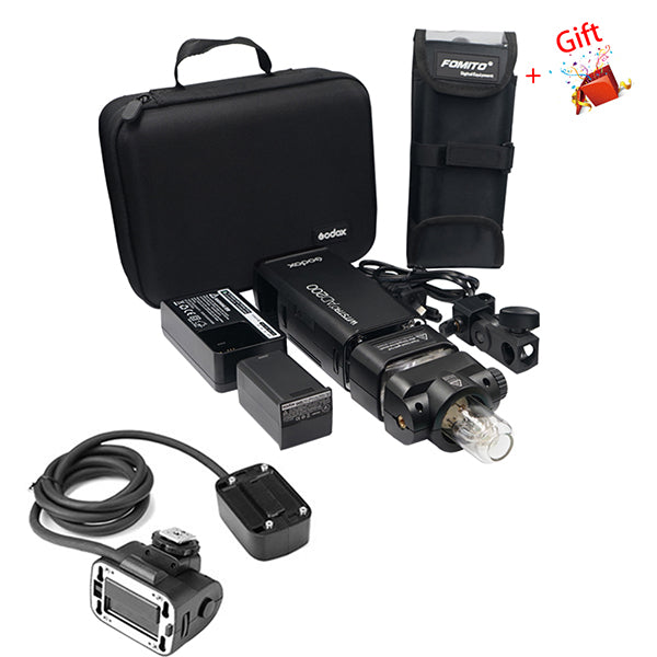 Godox AD200 Kit 200Ws 2.4G TTL Pocket Flash 1/8000 HSS With Fomito BS200 Portable Pouch EC200
