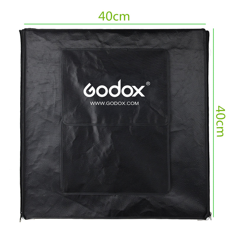 Godox 40*40*40cm LST40 60W 3PCS Mini LED Photography Studio Shooting Tent 13500~14500 Lumen with Carry Bag