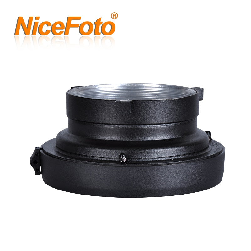 NiceFoto SN-14 Bowens to Elinchrom Interchangeable Mount Ring Adapter for Bowens Flash Strobe Photography Studio