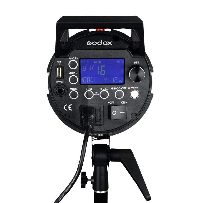 Godox QT1200II M 1200WS Studio Flash Light Strobe GN102 HSS 1/8000s High Speed Sync 2.4G Wireless X system Studio Lighting Flash Light Strobe