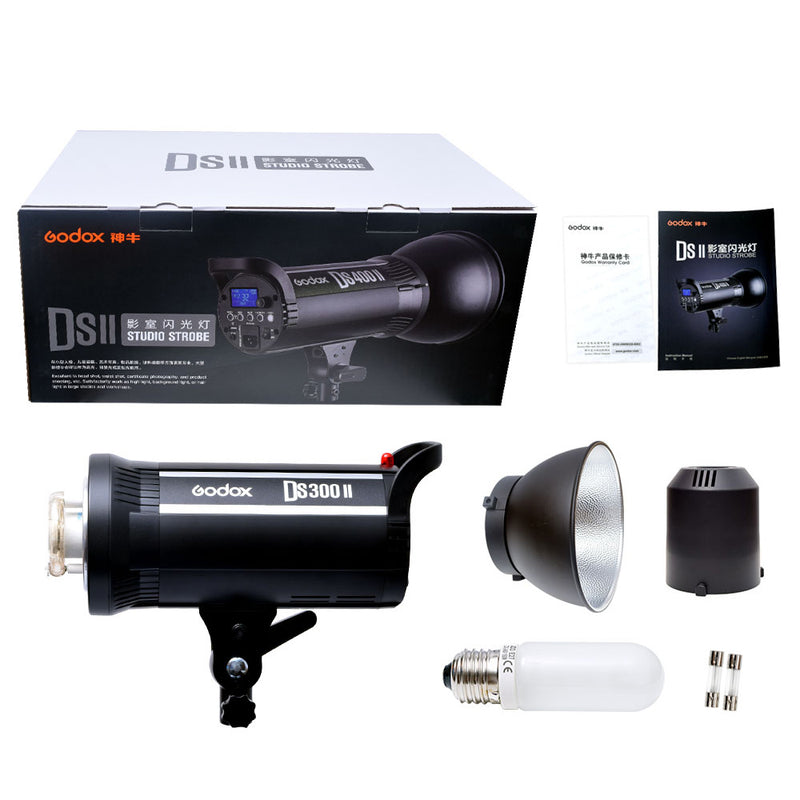 Godox DS300II 300WS Studio Flash Light with 2.4G Wireless X System GN58  for Amateurs , Professional Photographers