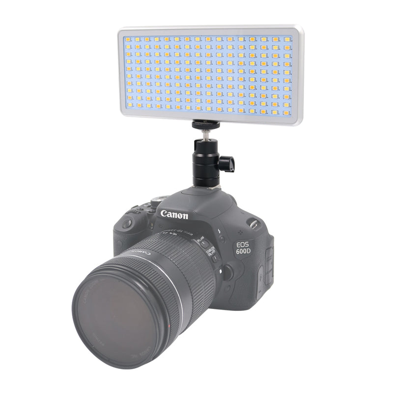 NiceFoto SL-120A Pocket Bi-color LED Video Light 3200K-6500K Built-in 4000mAh Lithium Battery