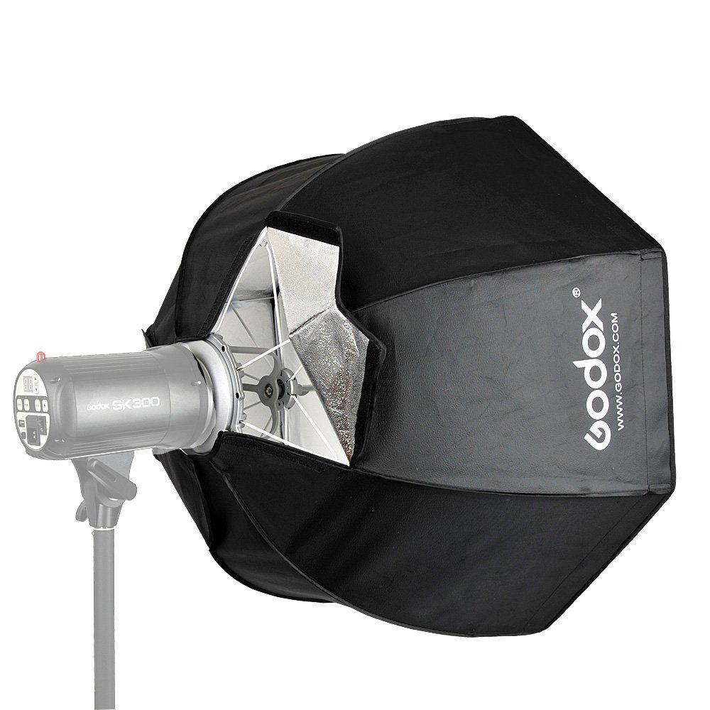 US Godox 120cm Umbrella Softbox+S Bracket+2m Light Stand for AD200