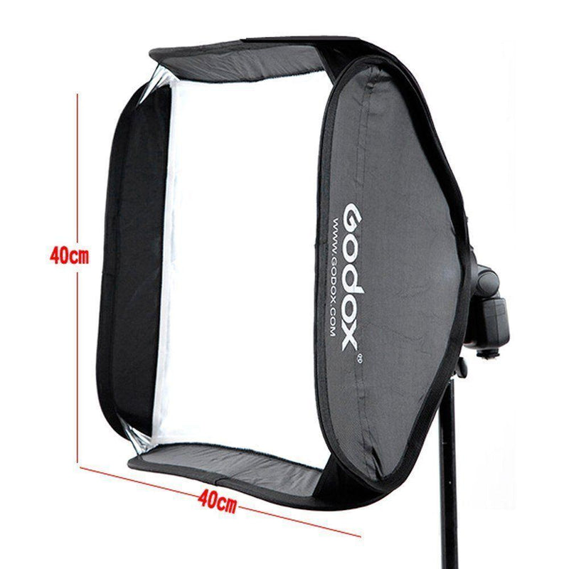 Godox 40x40cm camera Flash Softbox Bag Kit fit Bowens Elinchrom - FOMITO.SHOP