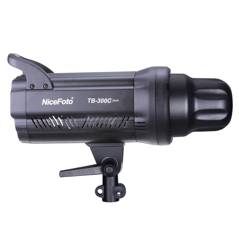 NiceFoto TB-300C 300W GN55 Monolight Strobe Photography Studio Flash with Lamp Head