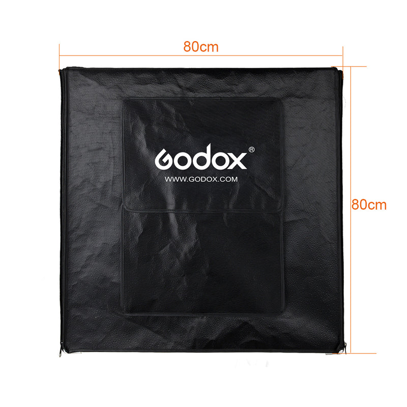 Godox LSD80 80cm x 80cm Portable Foldable Photo Studio Softbox Light Room Box Tabletop Shooting Tent Built In LED Light Soft Box