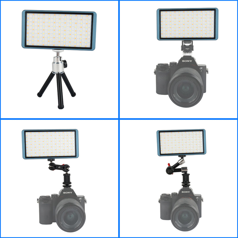 Falcon Eyes F7 12W RGB Portable LED Pocket Fill Light On Camera Light With Special-Effects Mode