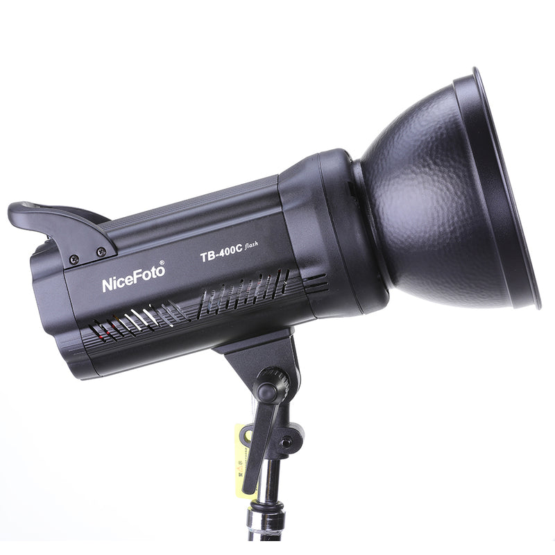 NiceFoto TB-400C 400W GN65 Monolight Strobe Photography Studio Flash with Lamp Head