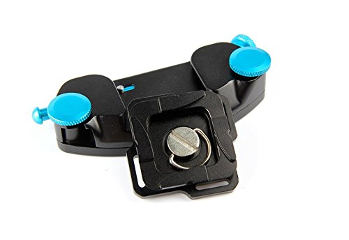 Fomito K0 Blue Metal Camera Waist Spider Belt Holster 1/4″ Screw Quick Strap Buckle - FOMITO.SHOP