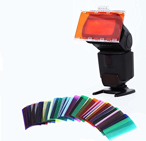 Fomito Color Gel Kit Filter 30ps w/ Gels-band & Reflector for Camera Flash - FOMITO.SHOP
