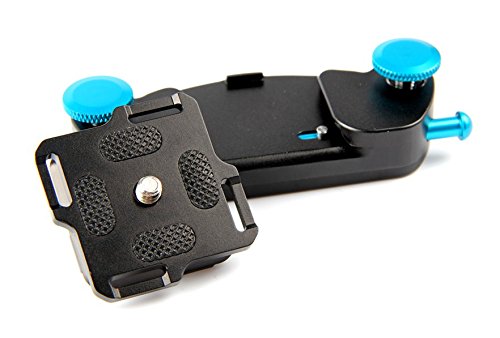 Fomito K0 Blue Metal Camera Waist Spider Belt Holster 1/4″ Screw Quick Strap Buckle - FOMITO.SHOP