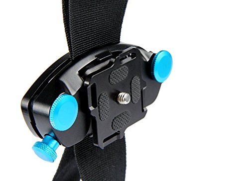 Fomito K0 Blue Metal Camera Waist Spider Belt Holster 1/4″ Screw Quick Strap Buckle - FOMITO.SHOP