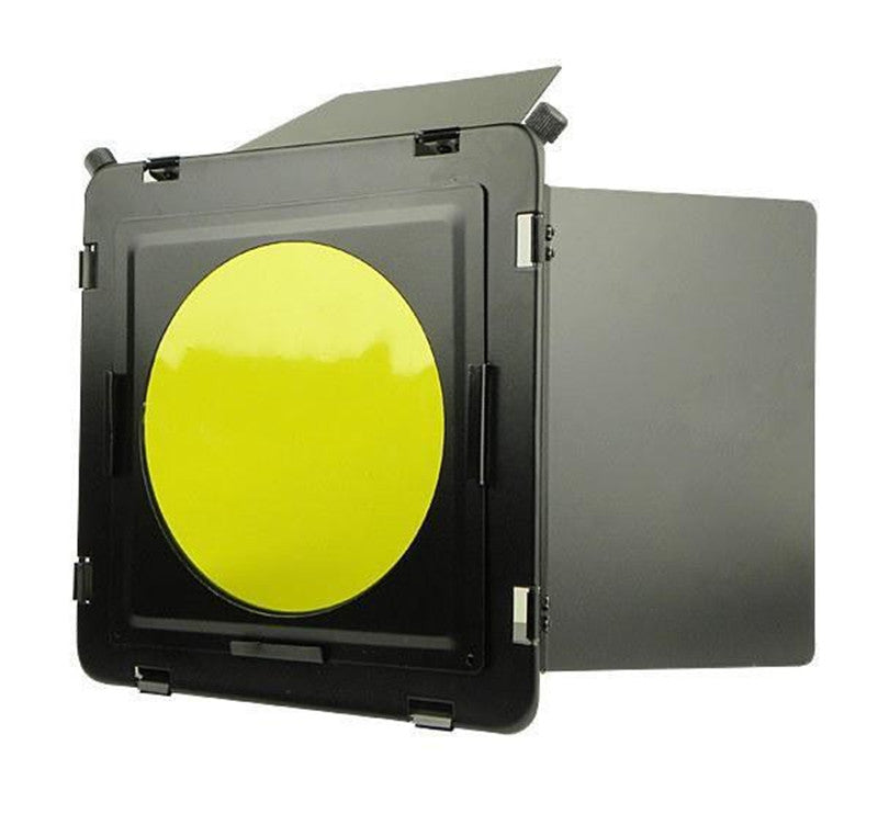 NiceFoto SN-12 Studio Flash Accessories Elinchrom Barn Door Filter Kits for Elinchrom Standard Reflector 230mm Standard Hood (Φ230)