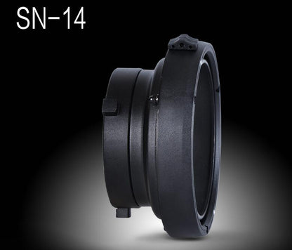 NiceFoto SN-14 Bowens to Elinchrom Interchangeable Mount Ring Adapter for Bowens Flash Strobe Photography Studio