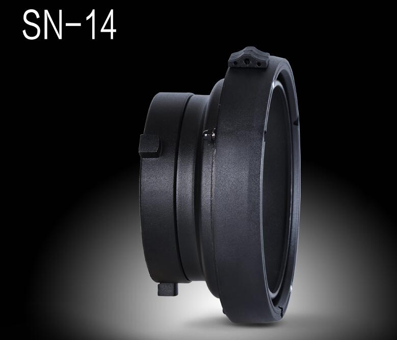 NiceFoto SN-14 Bowens to Elinchrom Interchangeable Mount Ring Adapter for Bowens Flash Strobe Photography Studio