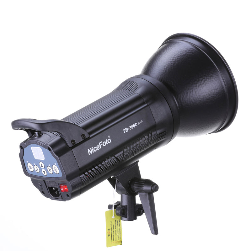 NiceFoto TB-300C 300W GN55 Monolight Strobe Photography Studio Flash with Lamp Head