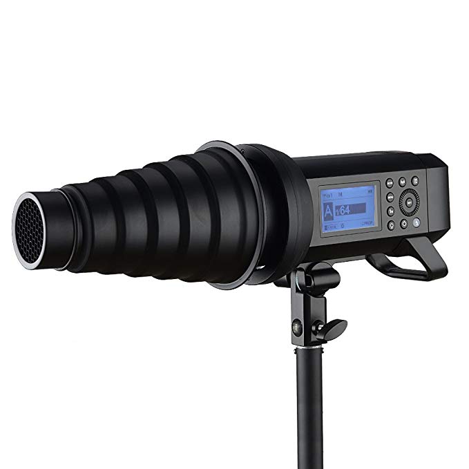 Godox SN-04 SN04 Snoot with Honeycomb Grid Compatible with Godox AD400Pro AD300Pro Flash Speedlite