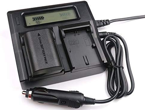 Fomito EN EL14 Dual Digital Battery Charger with LCD Screen Compatible with Nikon