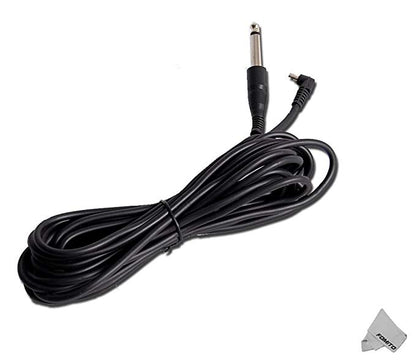 Fomito Flash Sync Cable 5m /15 feet - 6.35mm (1/4 inch) Male PC Studio Strobe Trigger Camera Lighting for Godox Neewer Nicefoto Jinbei Yongnuo