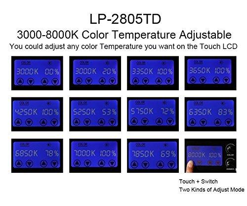 FalconEyes LP-2805TD 140W Video Light Panel CRI95 17000LUX 3000-8000K Color Temperature Adjustable - FOMITO.SHOP