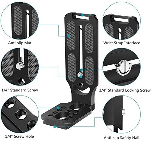 Fomito L-Bracket Small Size Quick Release Plate with L Wrench