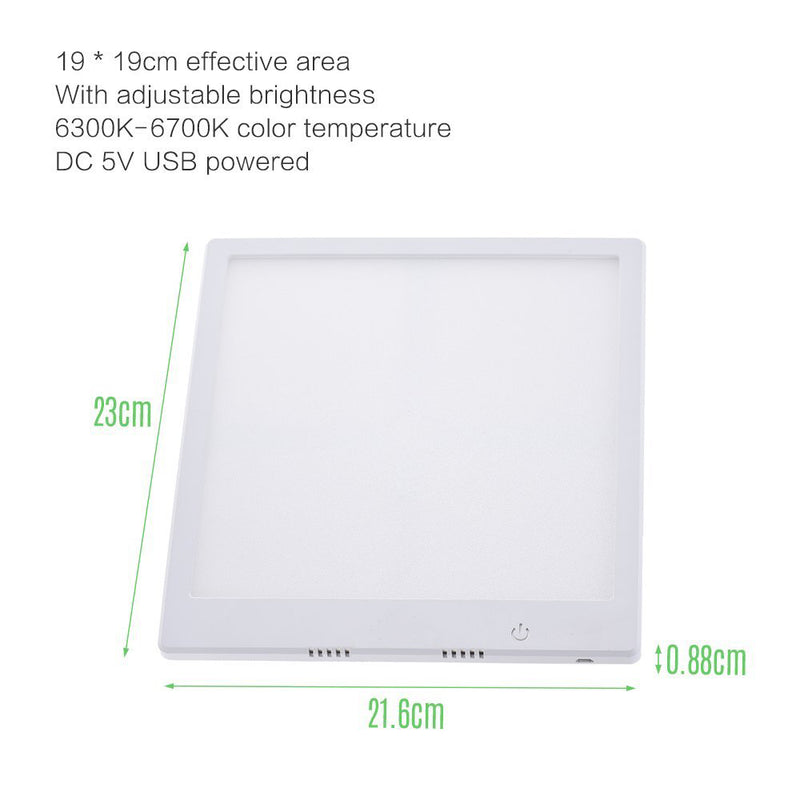 Fomito LED Photography Shadow-free Shadowless Light Lamp Panel Pad Softbox Bottom Light - FOMITO.SHOP