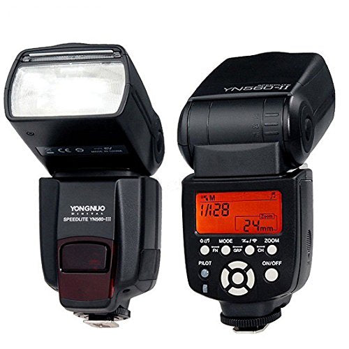 Yongnuo YN 560 III Professional Flash Speedlight for Canon Nikon Pentax Olympus Camera / Such as: Canon EOS 1Ds Mark, EOS1D Mark, EOS 5D Mark, EOS 7D, EOS 60D, EOS 600D, EOS 550D, EOS 500D, EOS 1100D - FOMITO.SHOP