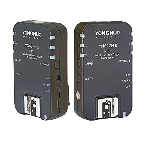 YONGNUO YN622N II Wireless TTL Flash Trigger with High-speed Sync HSS 1/8000s for Nikon Camera - FOMITO.SHOP
