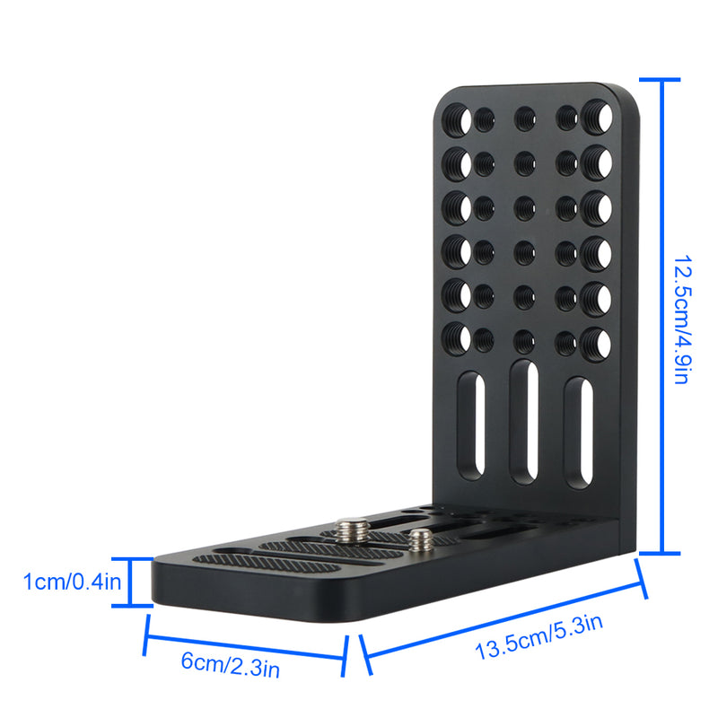 Fomito L-Bracket Large Size Quick Release Plate with L Wrench