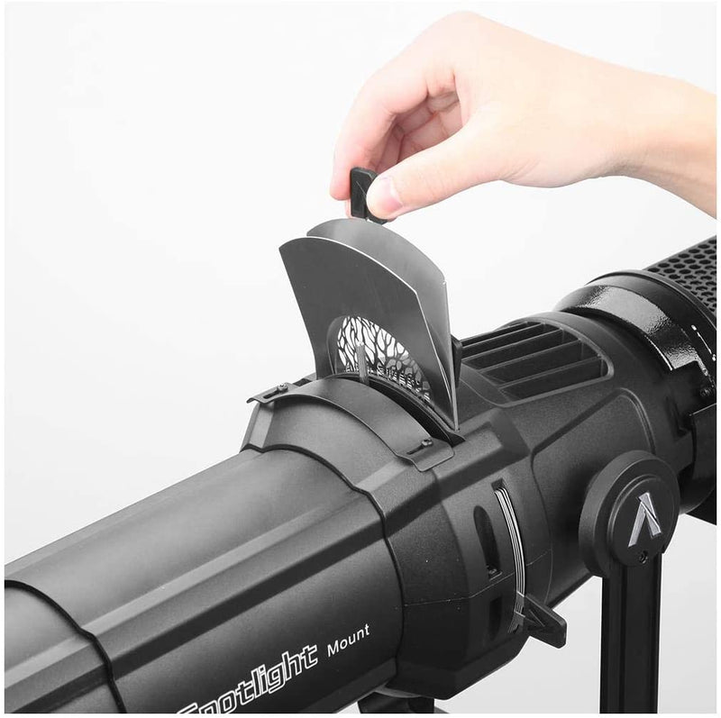 Aputure Spotlight Mount Set 19° 26° 36° Bowens Mount with B-size Gobos Gobo Holder Gel Frame