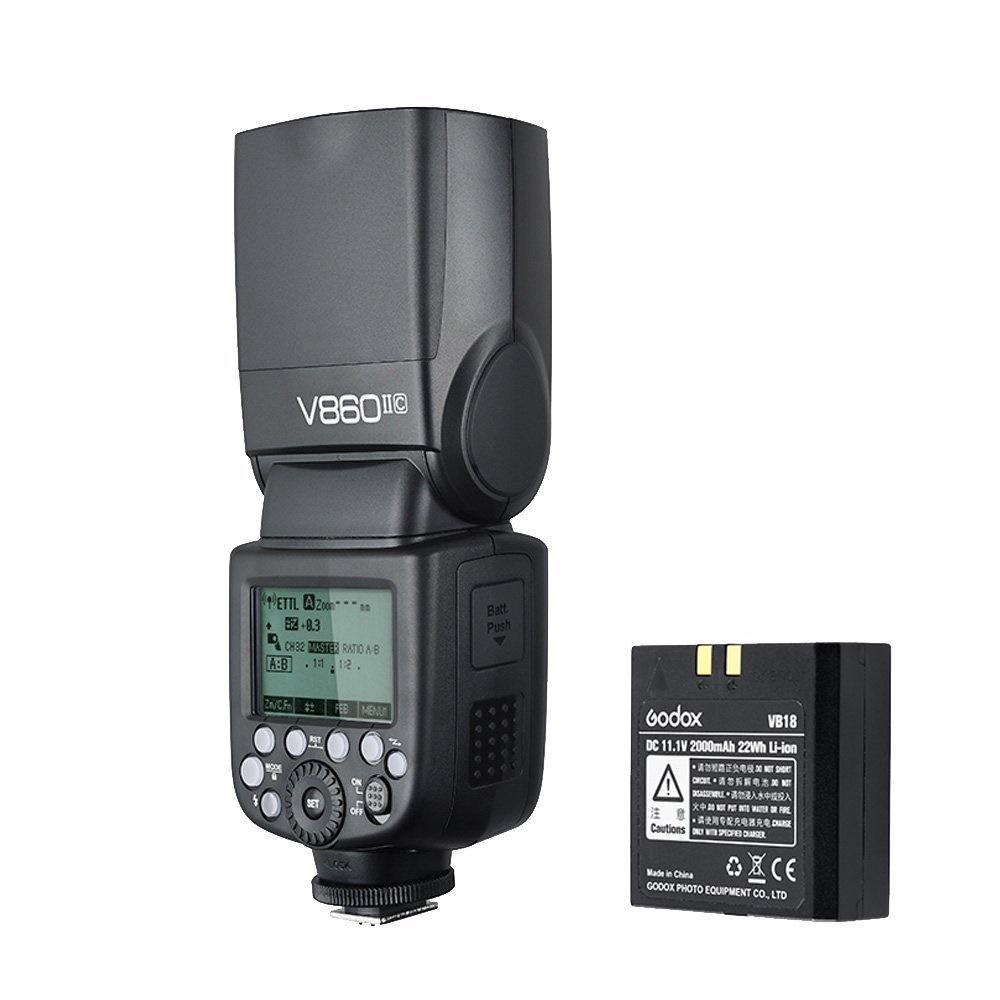 Godox V860IIC  2.4G Wireless E-TTL II Li-on Battery Camera Flash for Canon Camera - FOMITO.SHOP