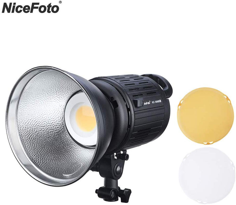NiceFoto HC-1000B II 100W 3200K/5500K Daylight COB LED Video Light Bluetooth+2.4G Remote Control