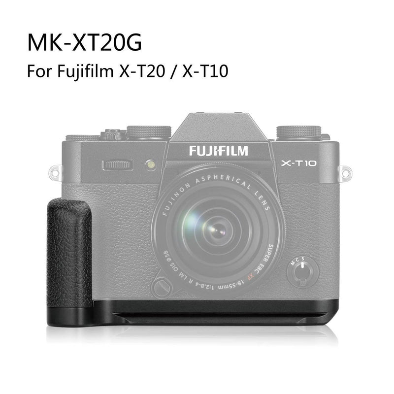 Meike XT20G Aluminum Alloy Hand Grip Quick Release Plate L Bracket for Fujifilm X-T20 X-T10 - FOMITO.SHOP