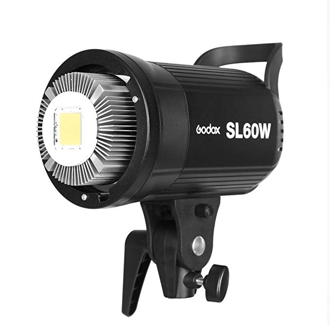 Godox SL-60W LED Video Light SL60W White Version 60WS Bowens Mount + Remote Controller + Reflector