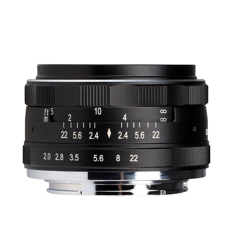 Meike 50mm f/2.0 Manual Focus Fixed Lens for Olympus M43 Digital Cameras ( EM1,M,M10,EP5,EPL3,PL5,PL6,PL7,PEN-7 etc) - FOMITO.SHOP