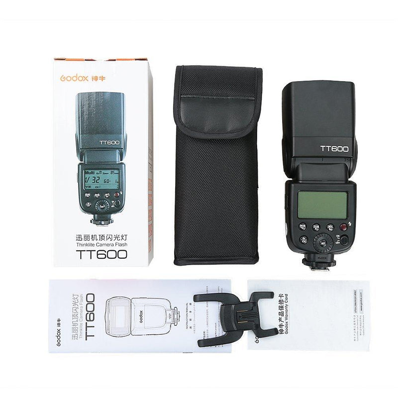 Godox TT600 GN60 HSS 1/8000s 2.4G Wireless X-System Camera Flash Speedlite  with X2T-C Trigger Transmitter, Compatible for Canon Nikon Olympus Fujifilm