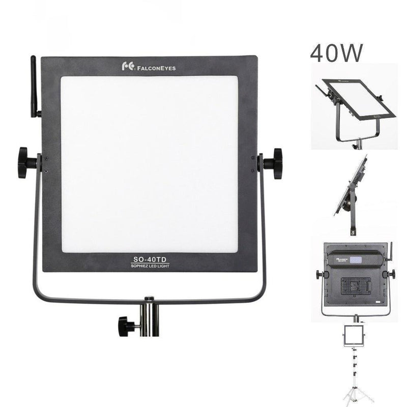 FalconEyes SO-40TD 40W Led Panel Lamp Square Soft Studio Light - FOMITO.SHOP