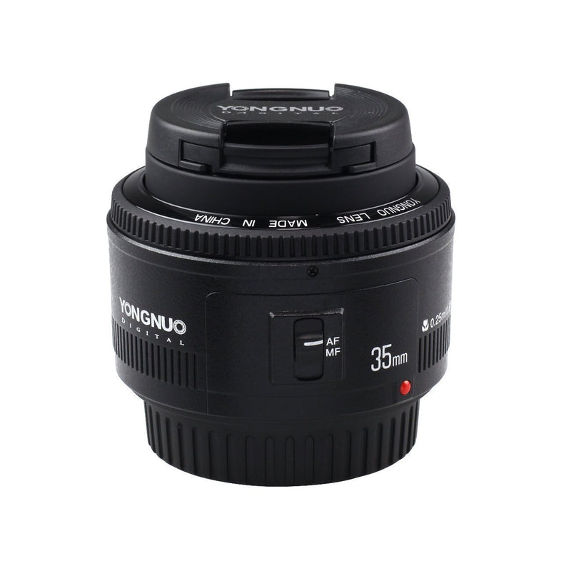 Yongnuo YN35mm F2 Lens 1:2 AF / MF Wide-Angle Fixed/Prime Auto Focus Lens For Canon EF Mount EOS Camera - FOMITO.SHOP