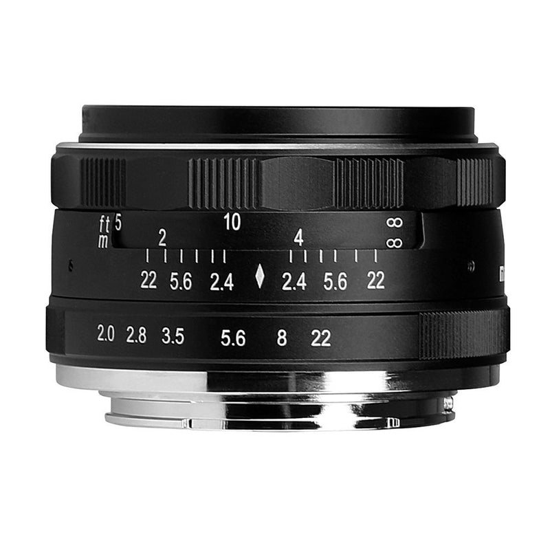 Meike MK-50mm F2.0 Large Aperture Manual Focus Lens for Canon-EF-M EOS M1/M2/M3 - FOMITO.SHOP