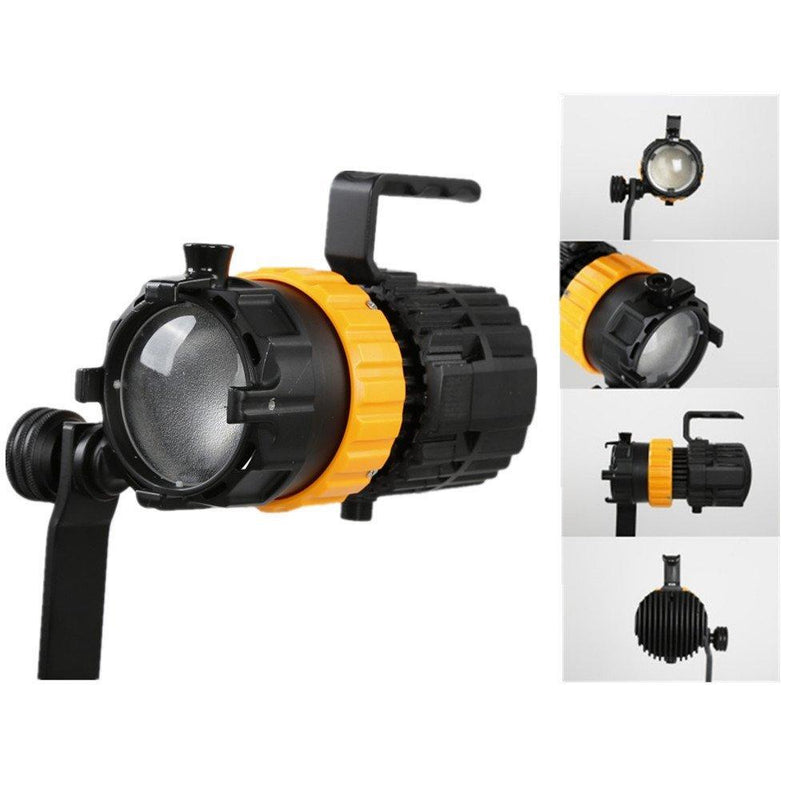 FalconEyes P-5TD Mini Spot Light 100W 3000K-5600K Photography Light Adjustable Focus Length Fill Light Pulsar 5 P5TD - FOMITO.SHOP