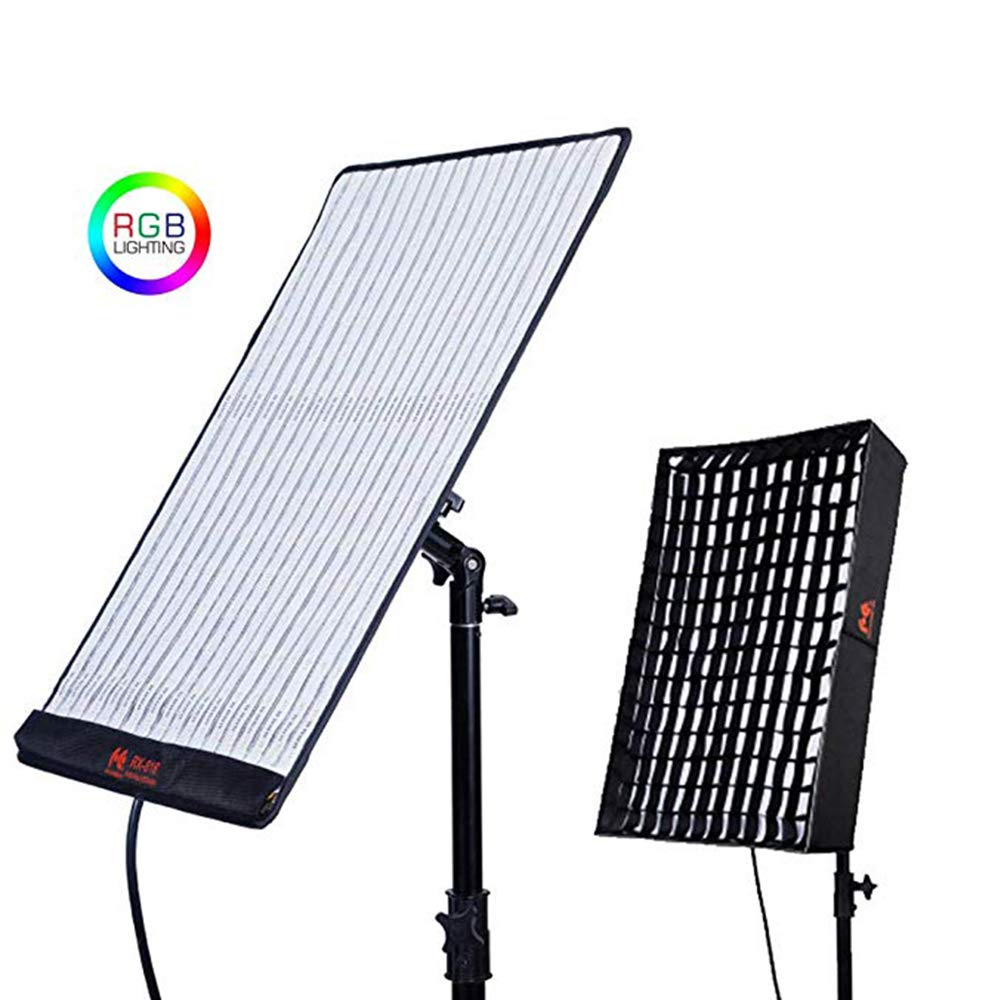 Falcon Eyes RX-818 RGB 100W Output Roll-Flex LED Light Portable Video Light Adjustable Film Light