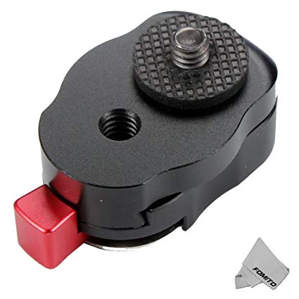 Fomito Quick Release Plate for Camera Video Monitor, Margic Arm Flash Bracket